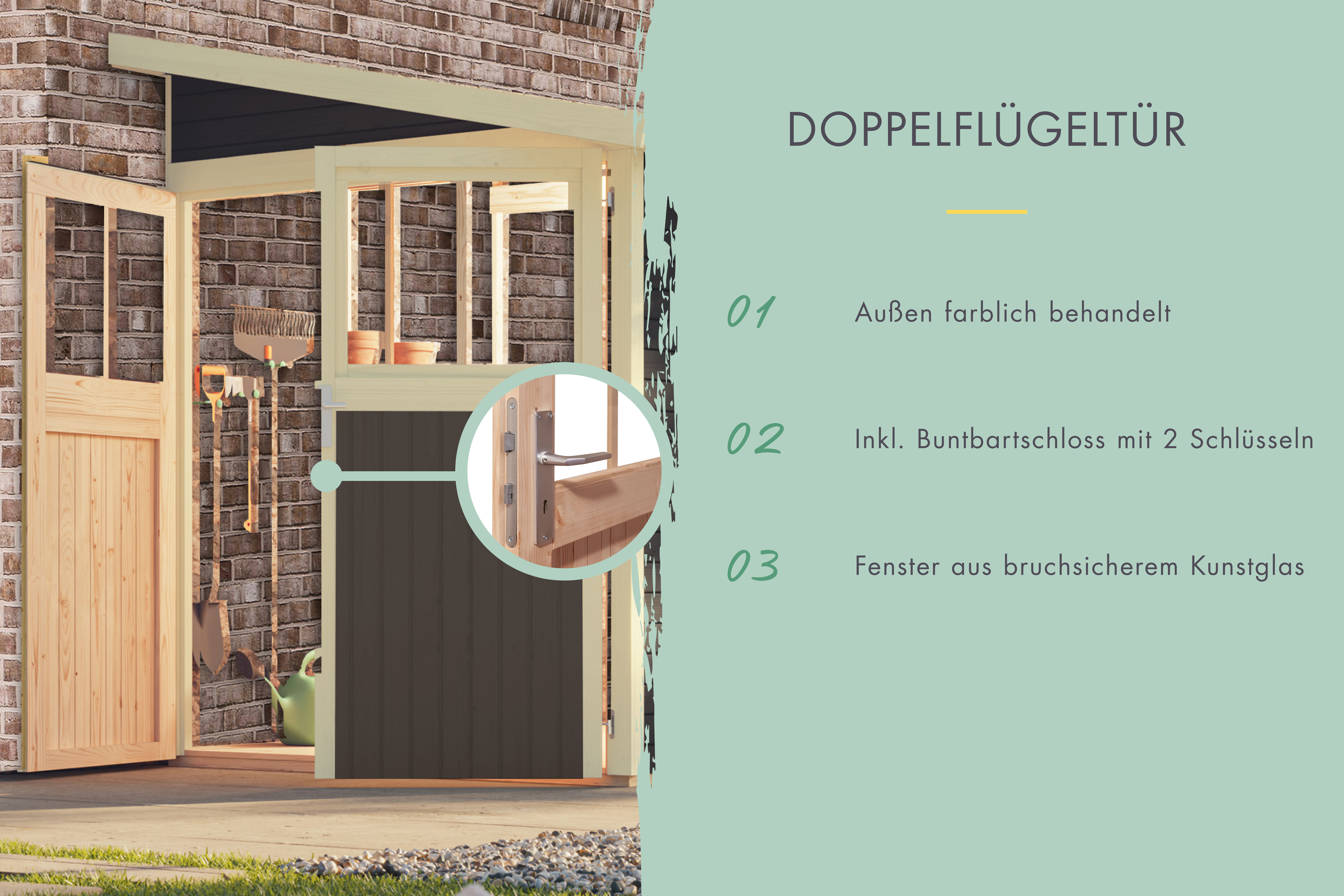 Zusätzliches Türelement