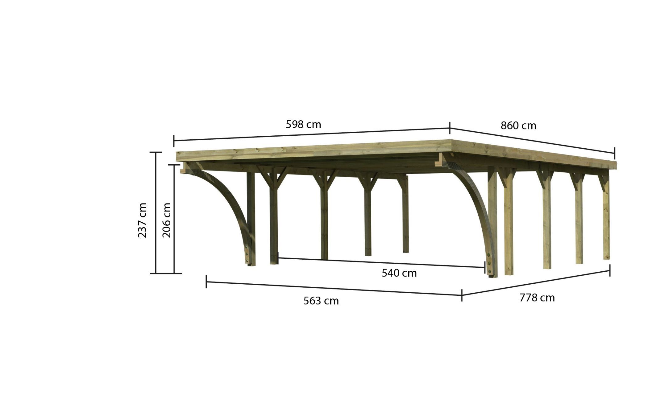 Doppelcarport Classic 3