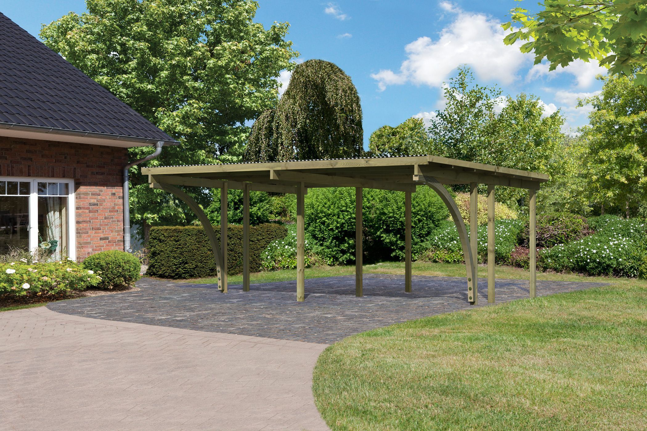 Doppelcarport Eco 1 Set