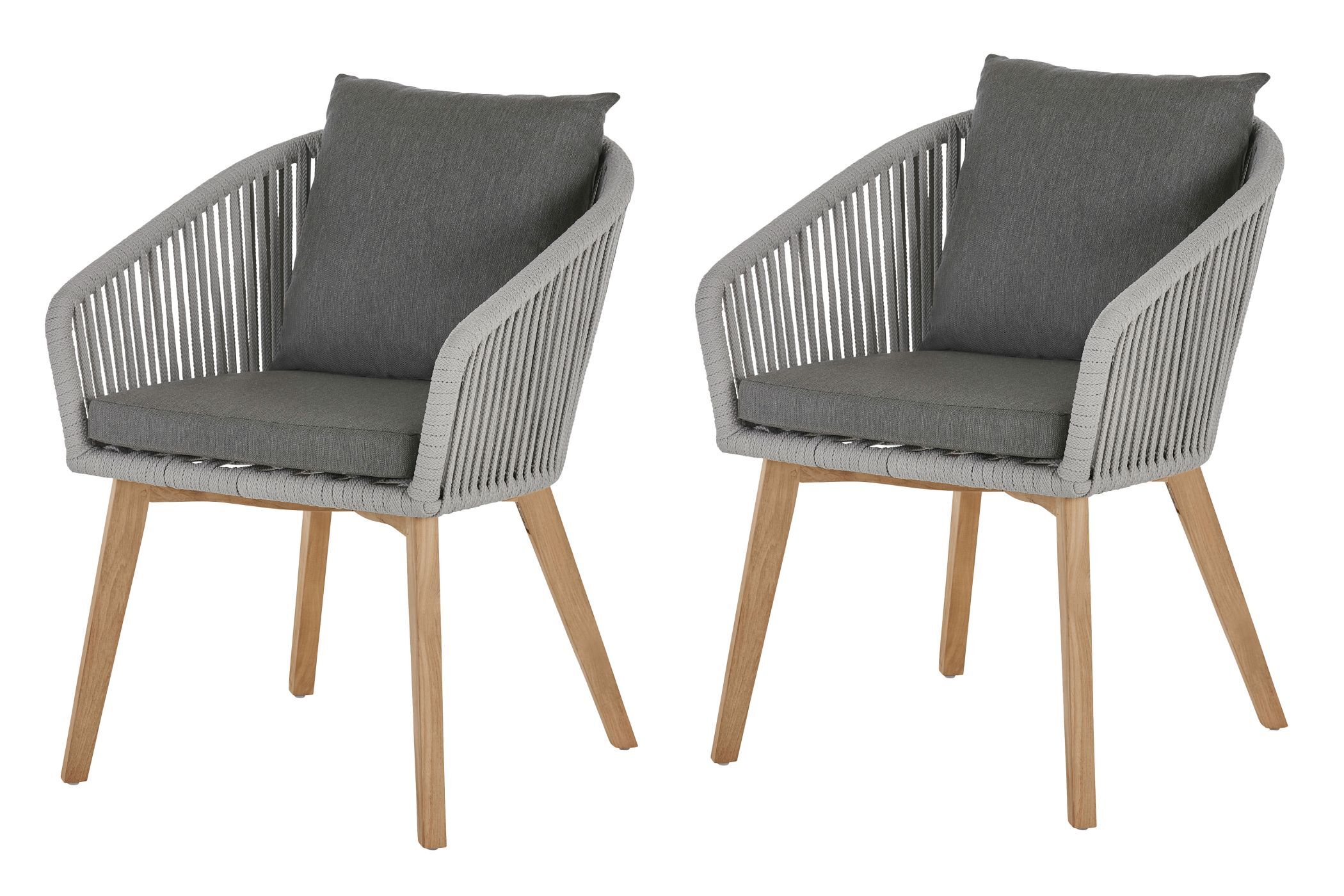 Diamond Garden Stuhl Kos Teak / 2er Set