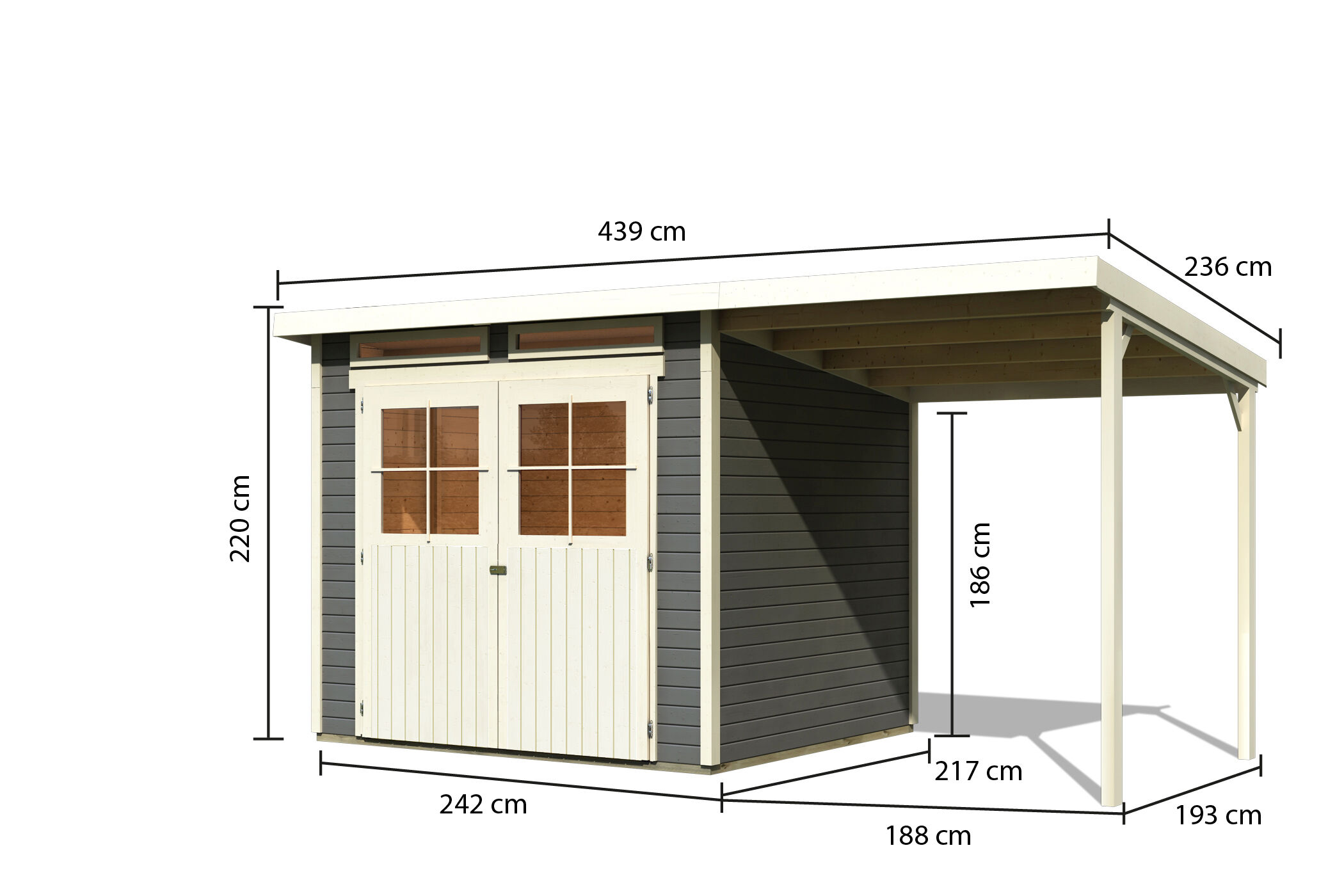 Karibu Gartenhaus System