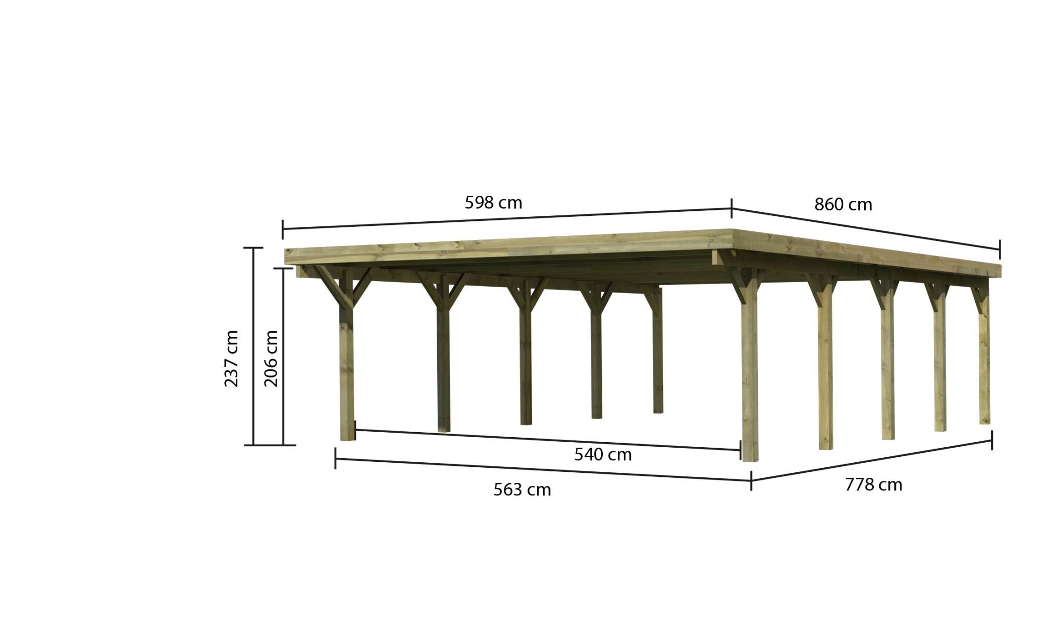 Doppelcarport Classic 3