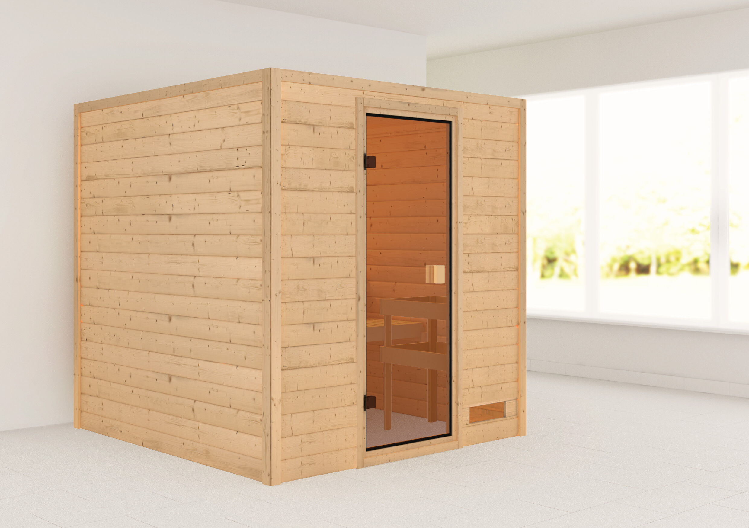 Sauna Valida 3 Fronteinstieg