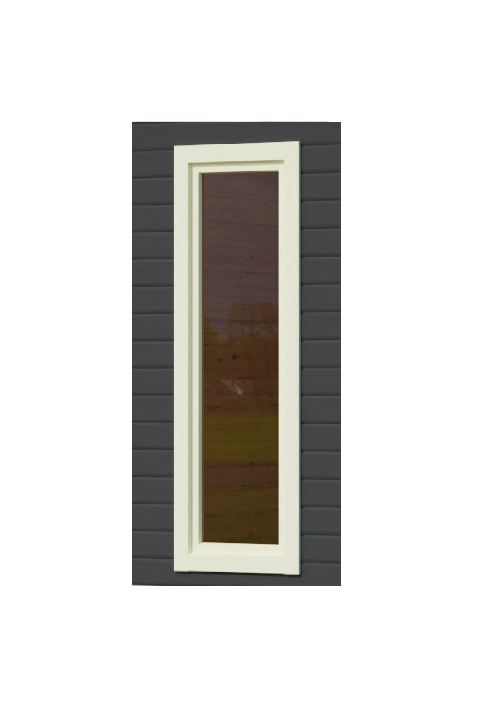 Fenster für 38mm Wandstärke 600mm x 1695mm feststehend