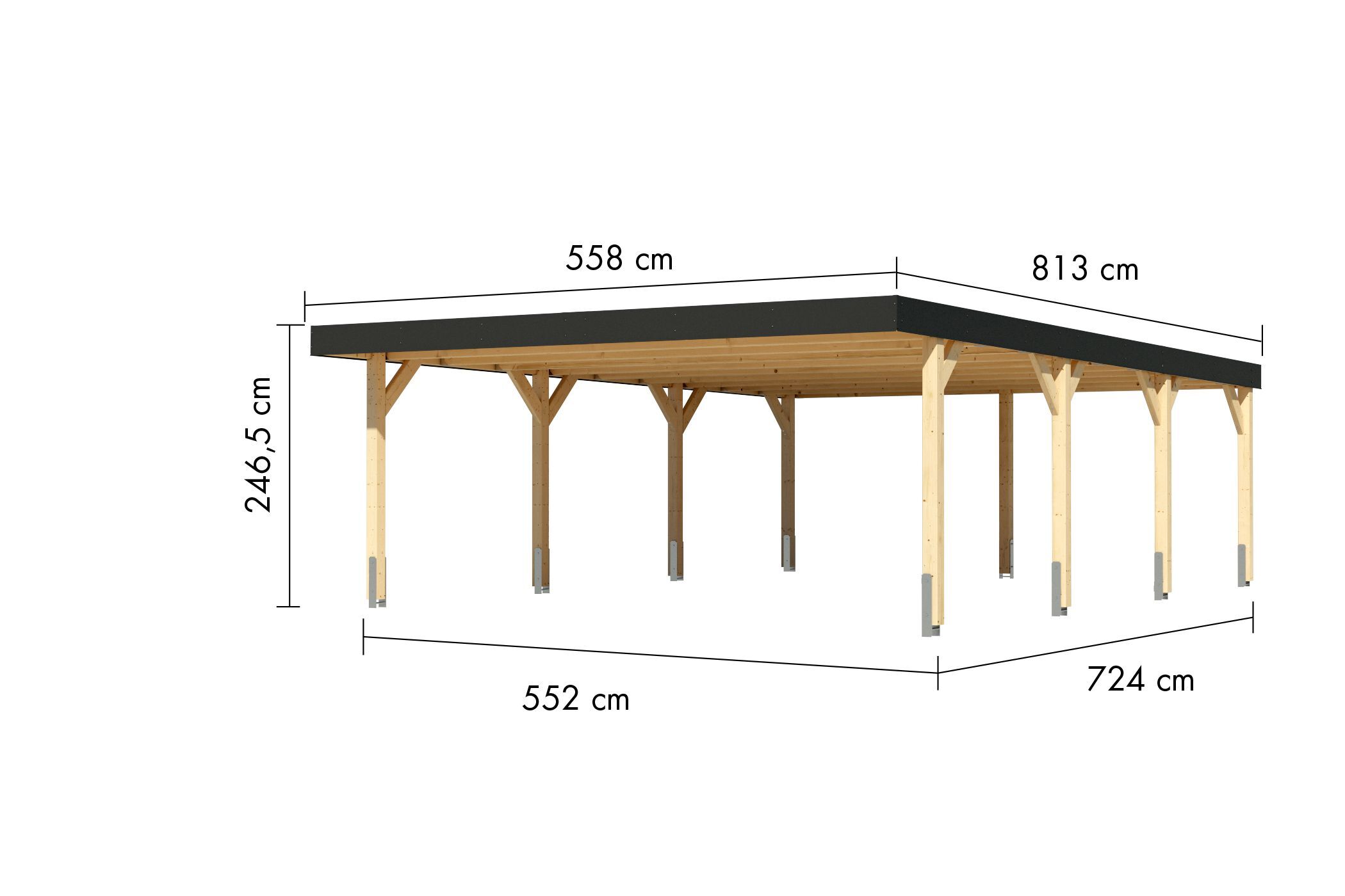 Doppelcarport Leimholz 2