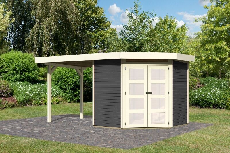 Karibu Gartenhaus System Blockbohlenhaus