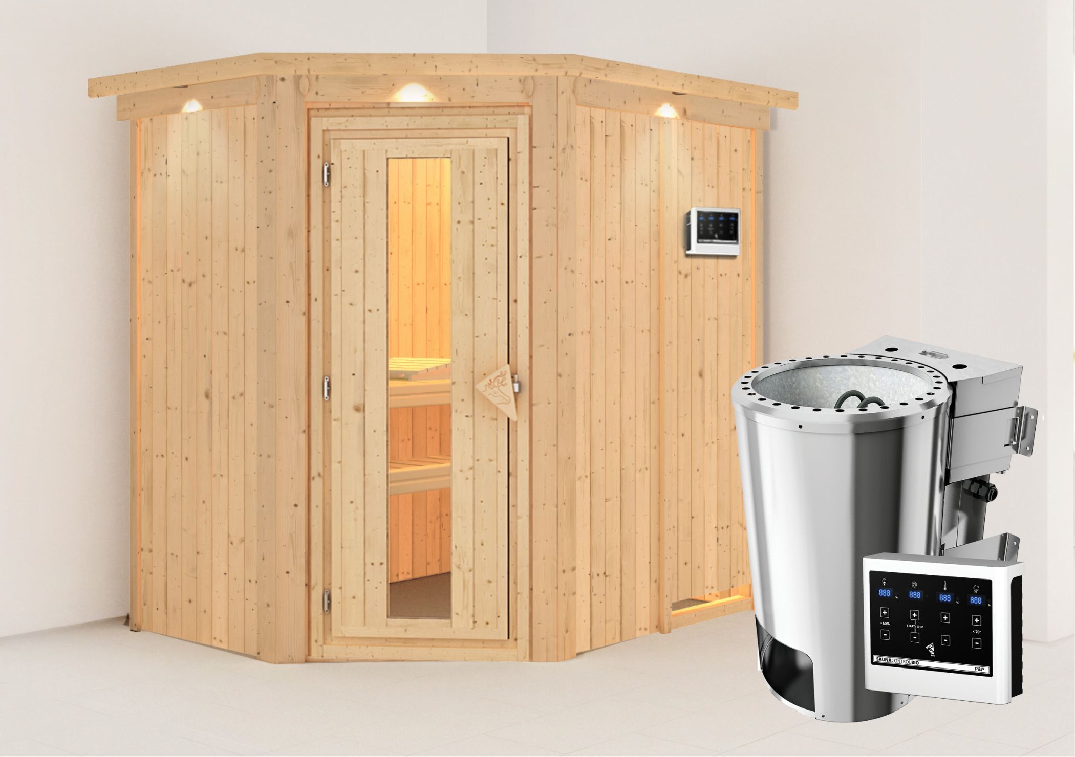 Energiesparsauna Caspin