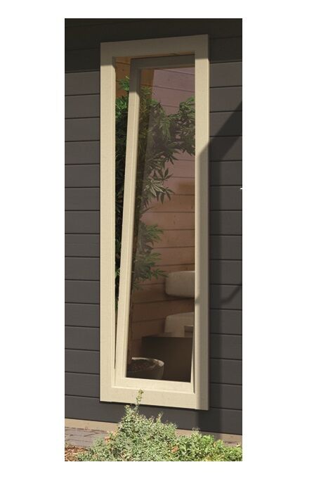 Fenster für 38mm Wandstärke 600mm x 1695mm Dreh/Kipp Funktion / Lagerabverkauf