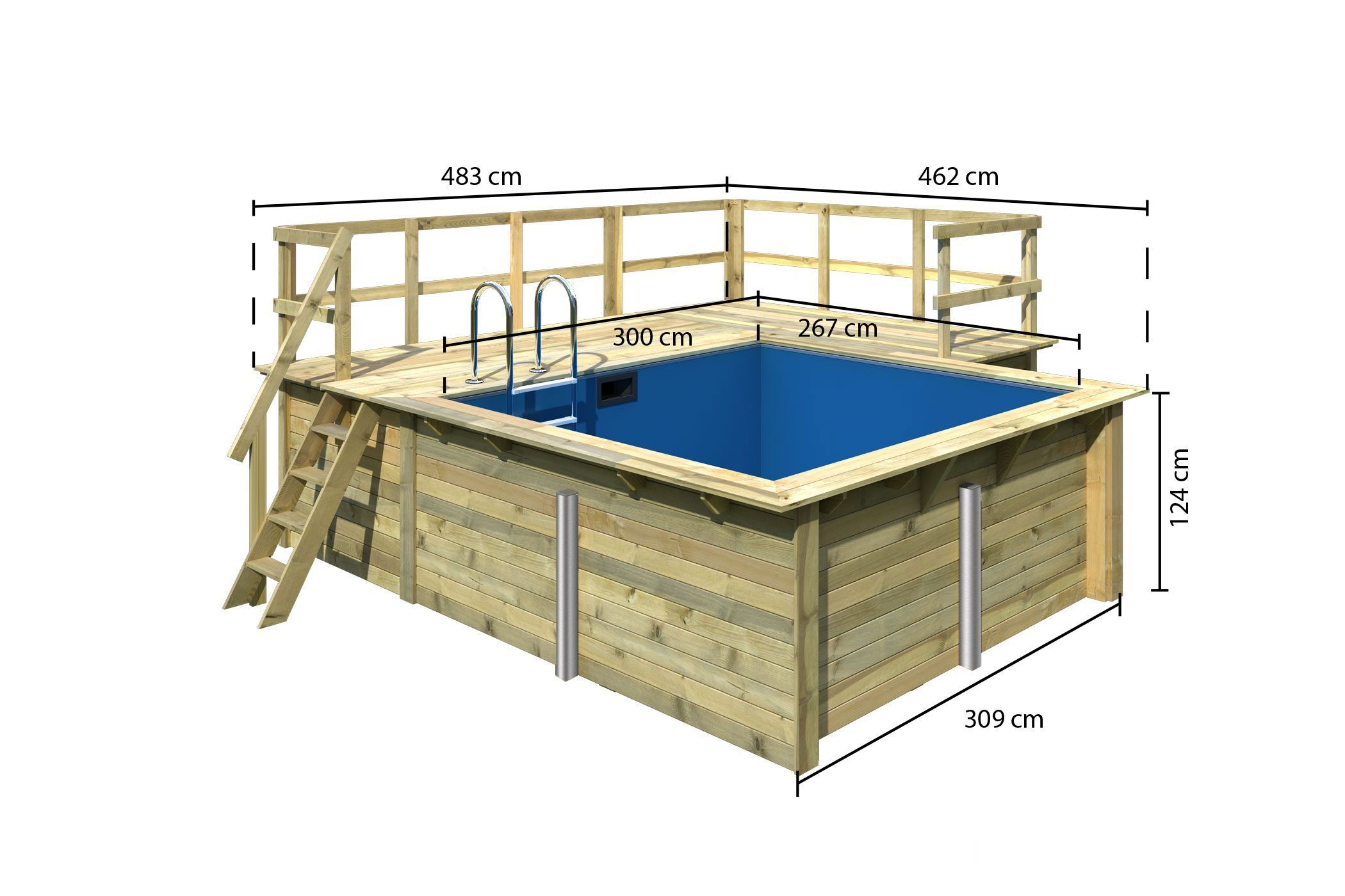 Rechteck Pool 1