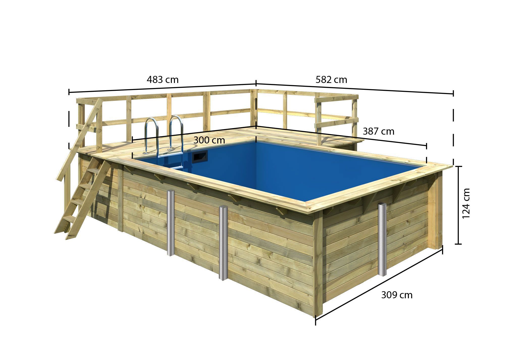 Rechteck Pool 2