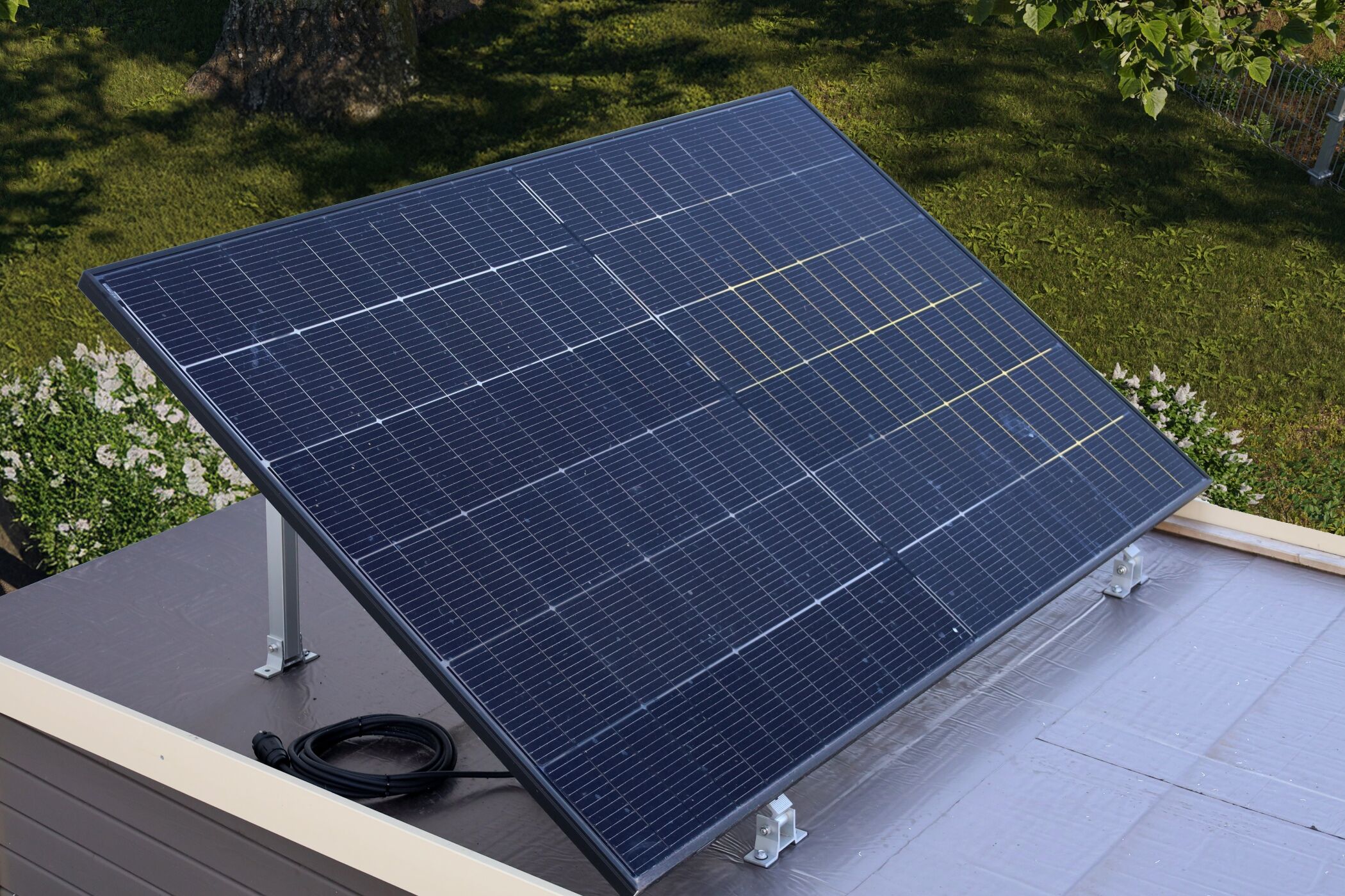 Gartenhaus Bastrup 5 mit SOLAR-KIT