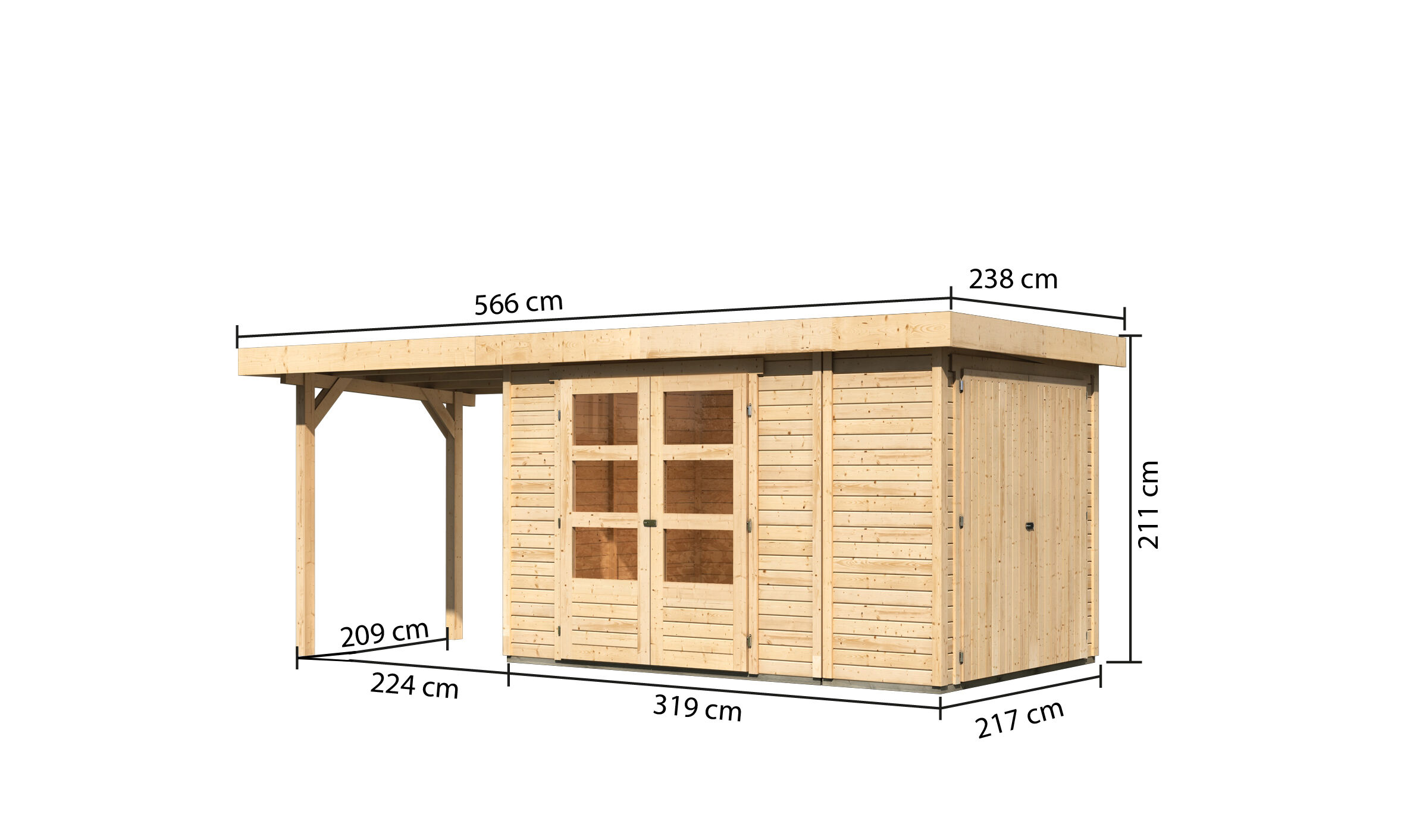 Gartenhaus Retola 3