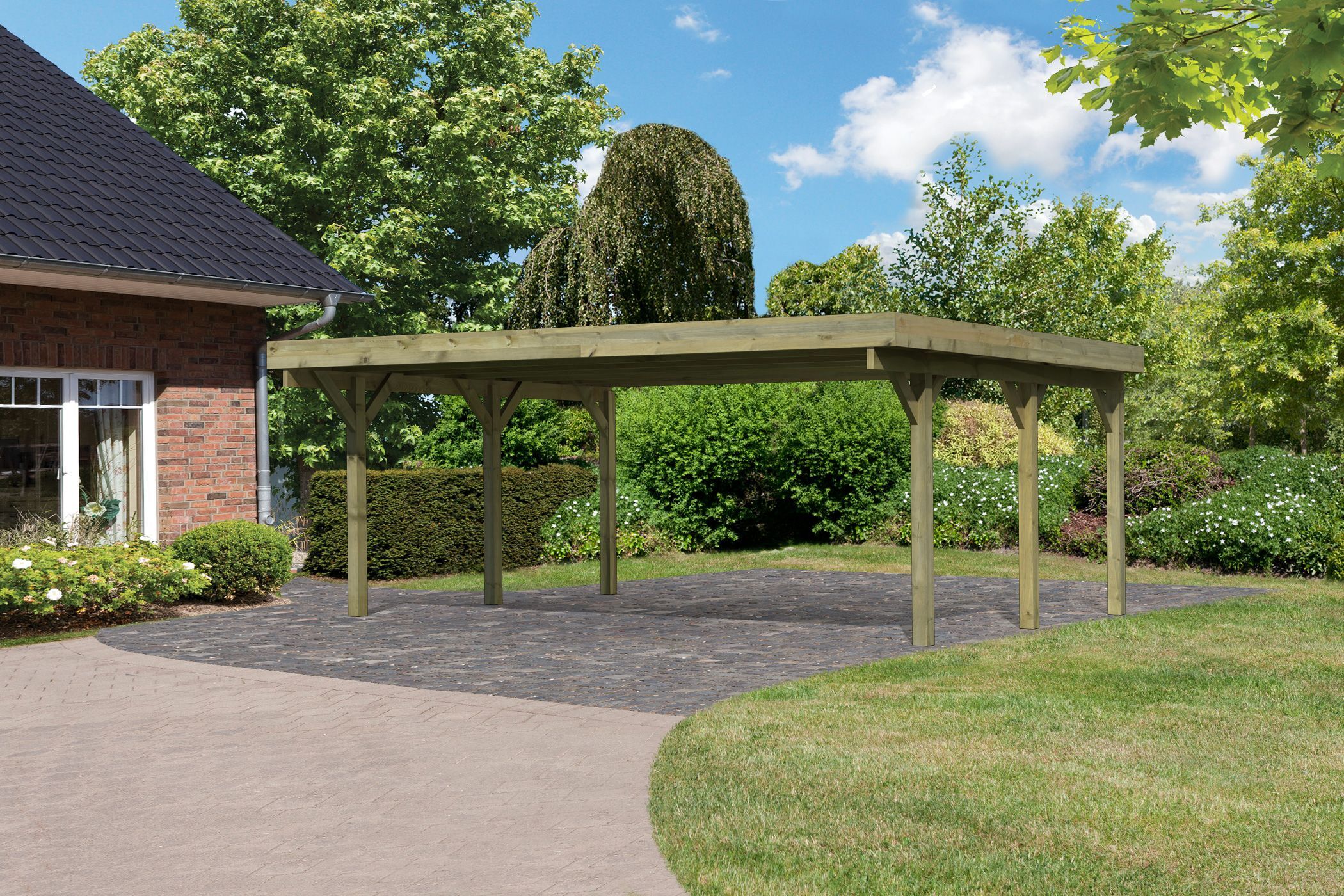 Doppelcarport Classic 1 Variante A