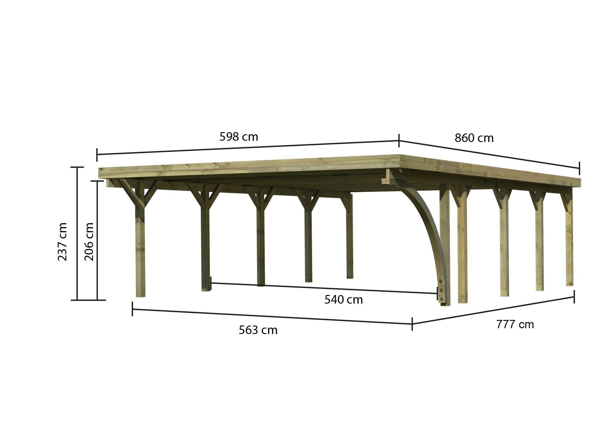 Doppelcarport Classic 3