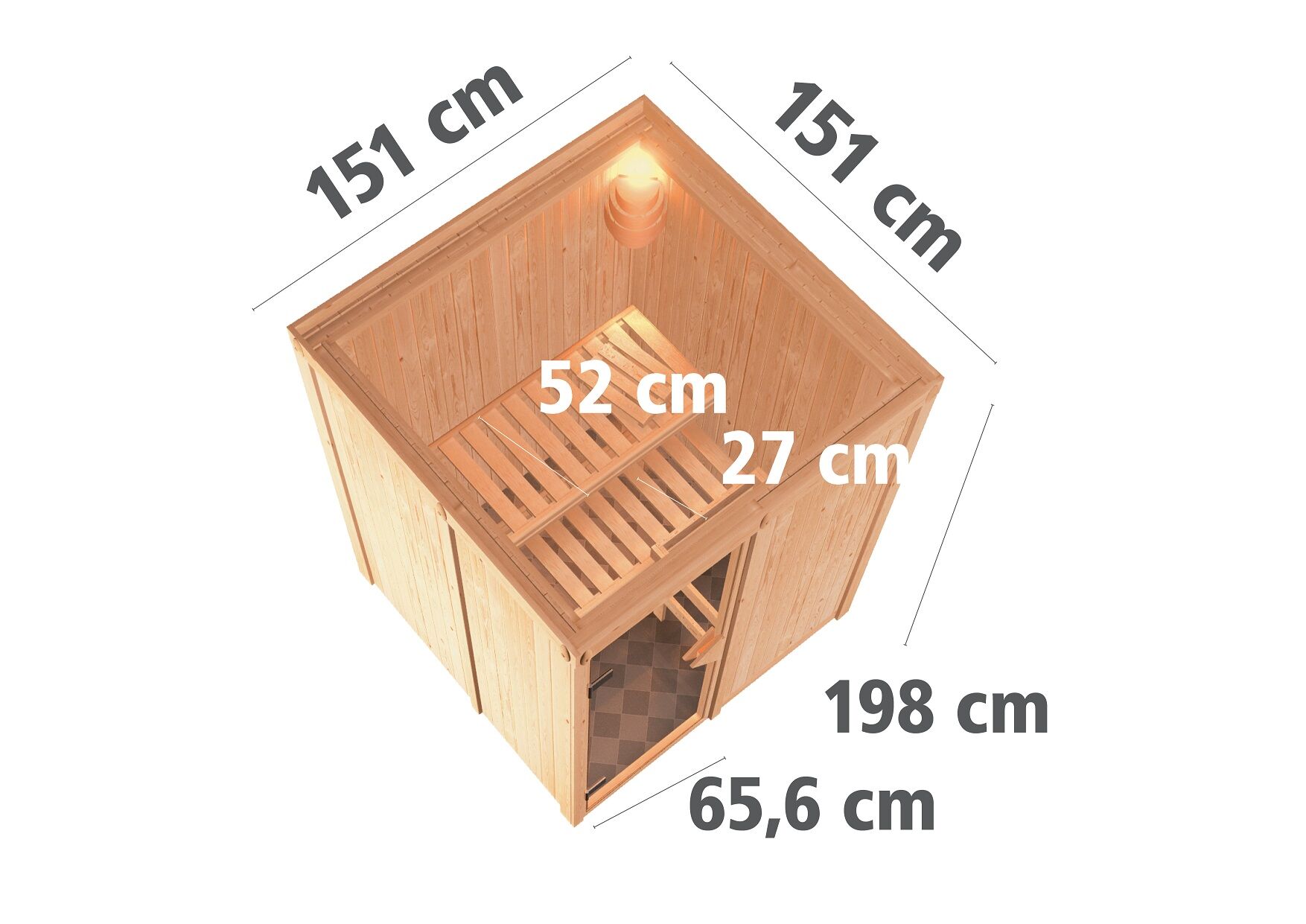 Sauna Norin 4,5kW Sparset