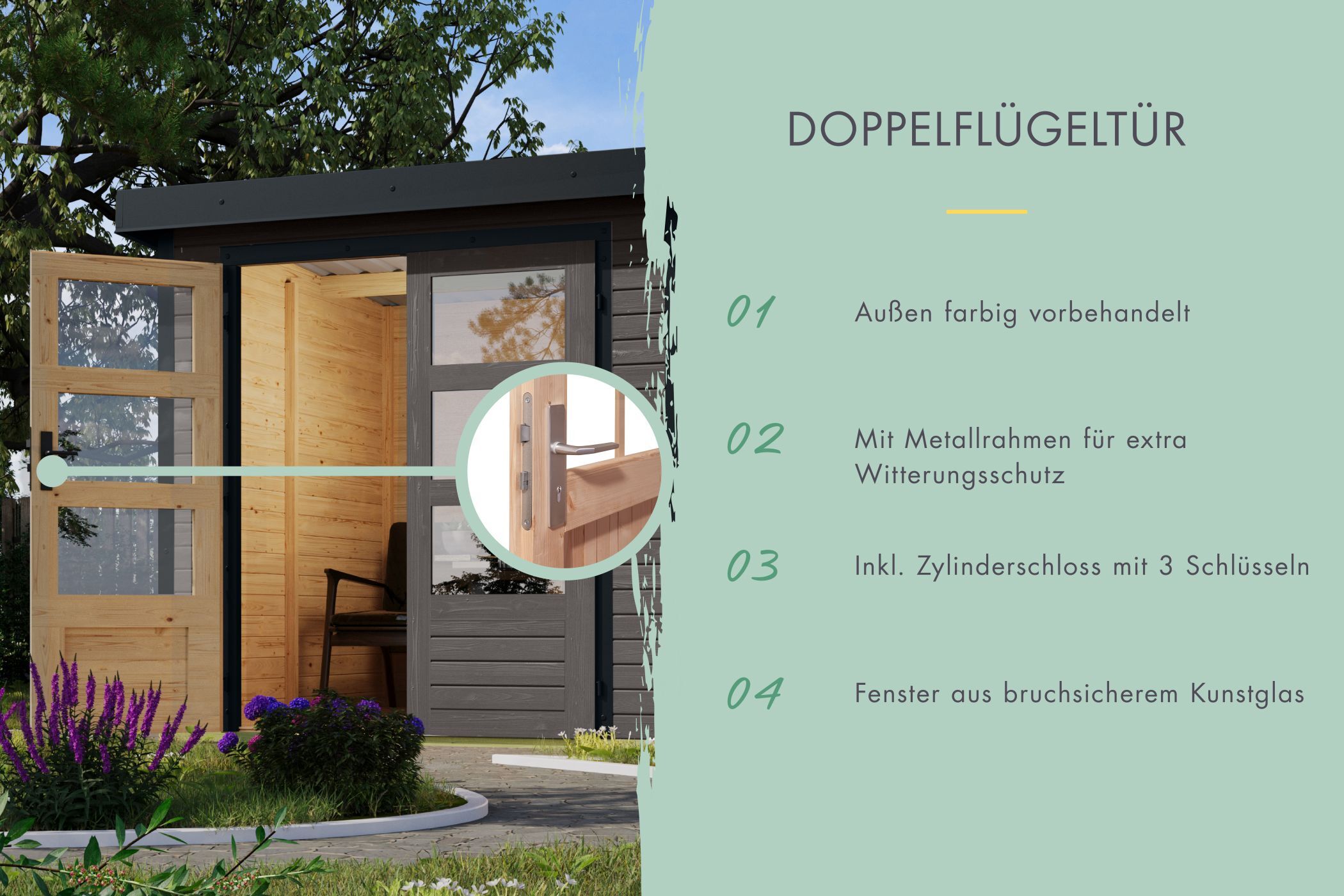 Gartenhaus Merkur