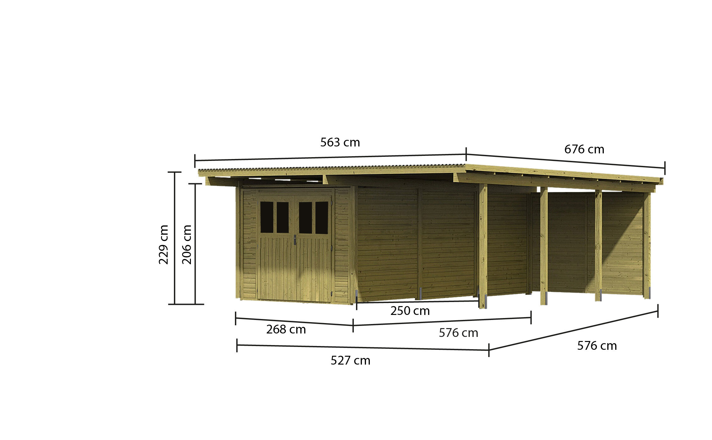 Doppelcarport Eco 2