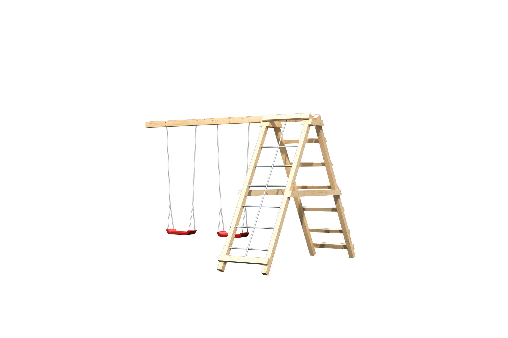 Doppelschaukelanbau für unsere Spieltürme