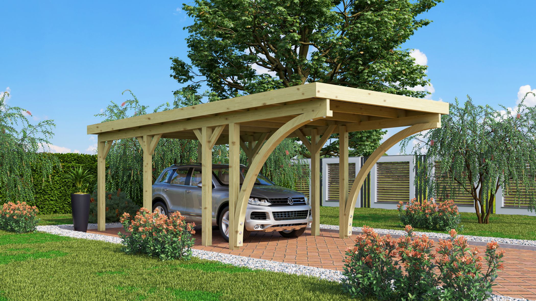 Einzelcarport Classic 2