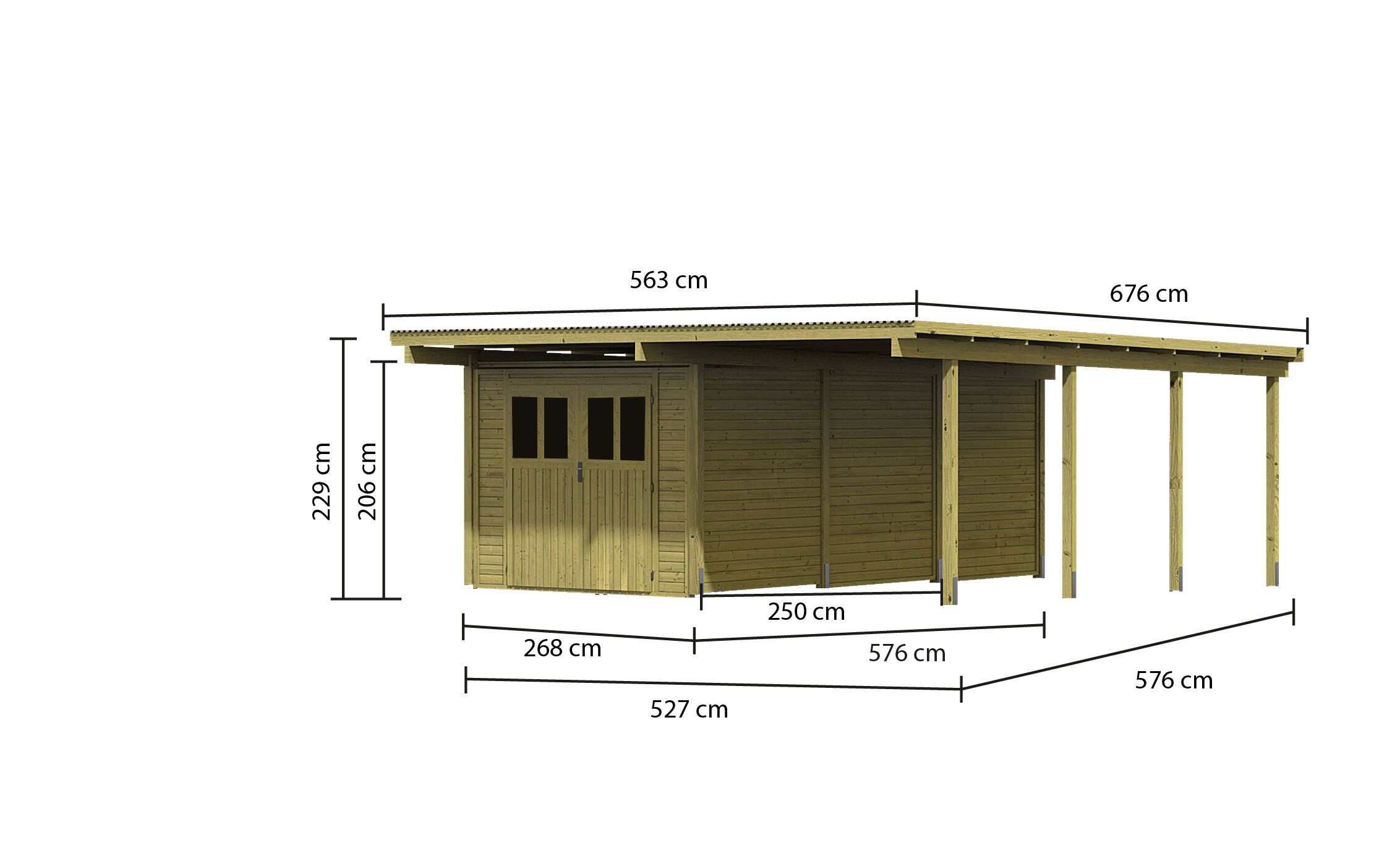 Doppelcarport Eco 2