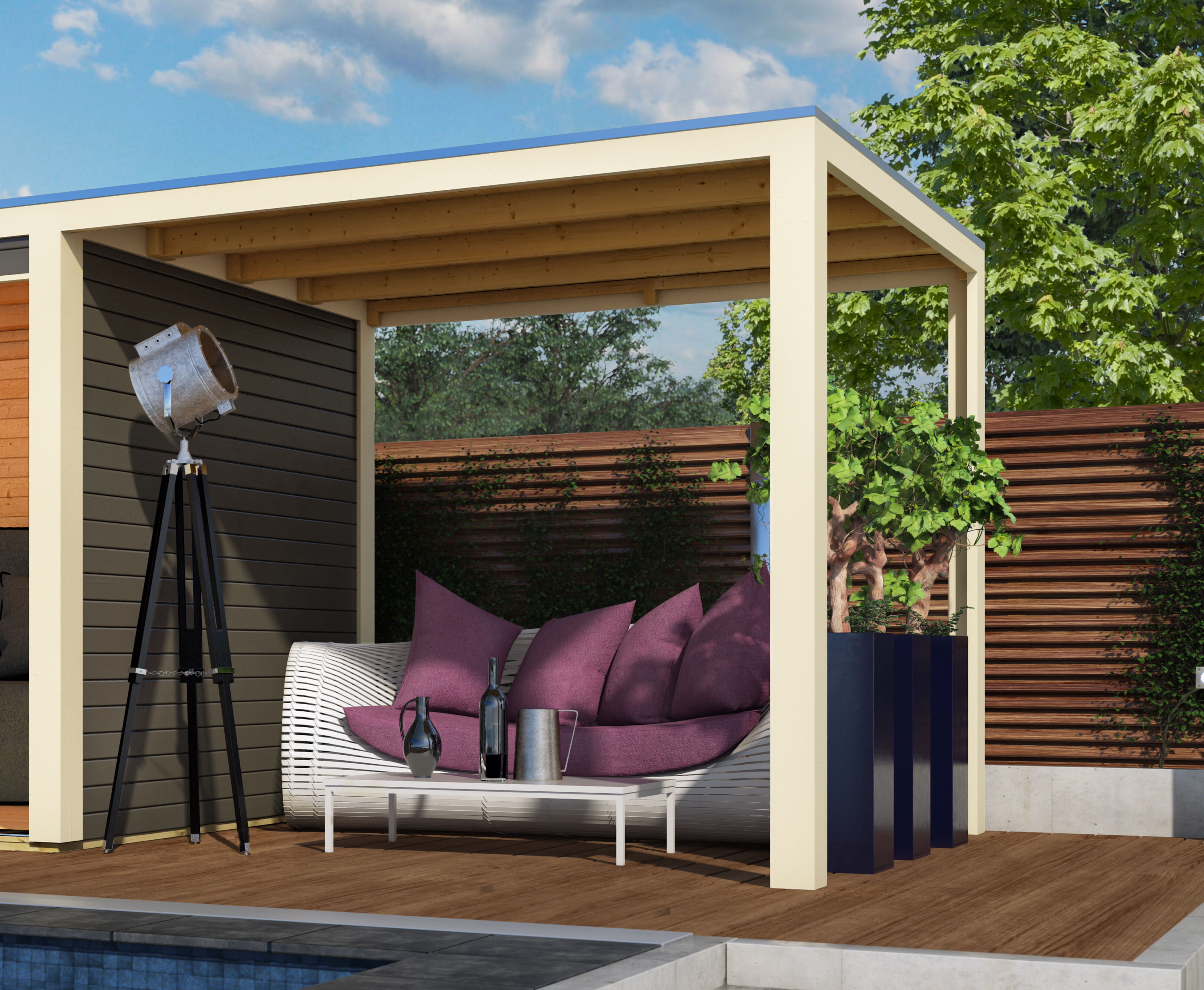 Anbaudach Hygge / Cuben