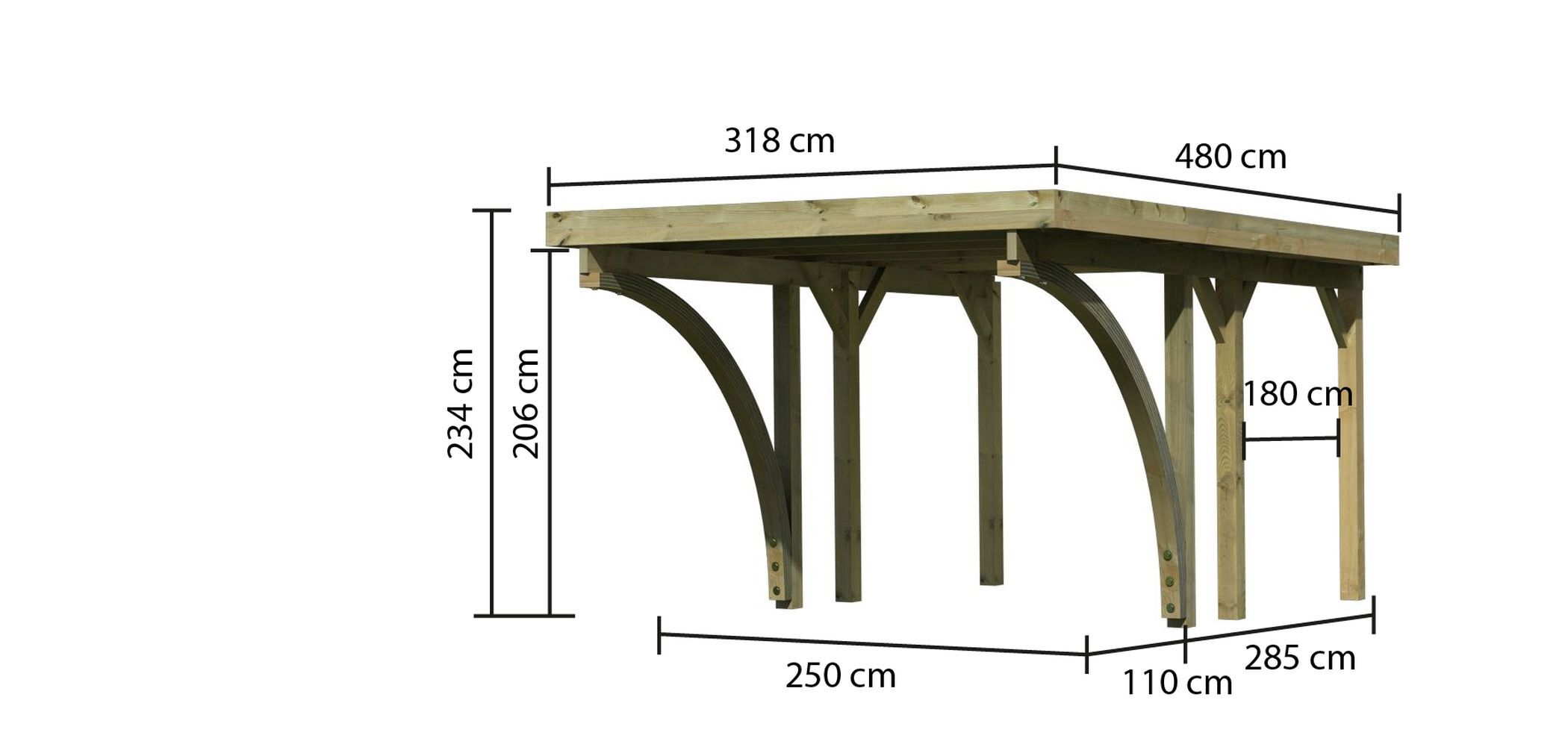 Einzelcarport Classic 1