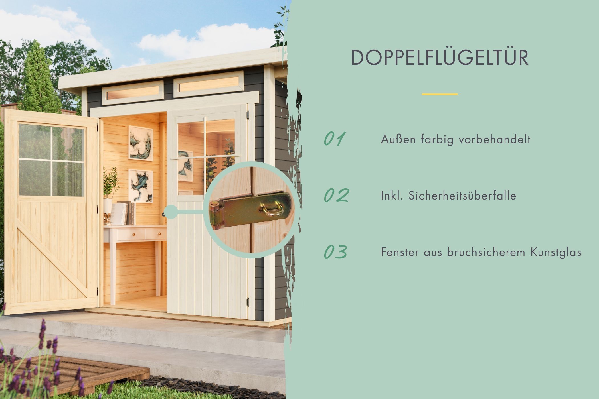 Gartenhaus Glücksburg 4