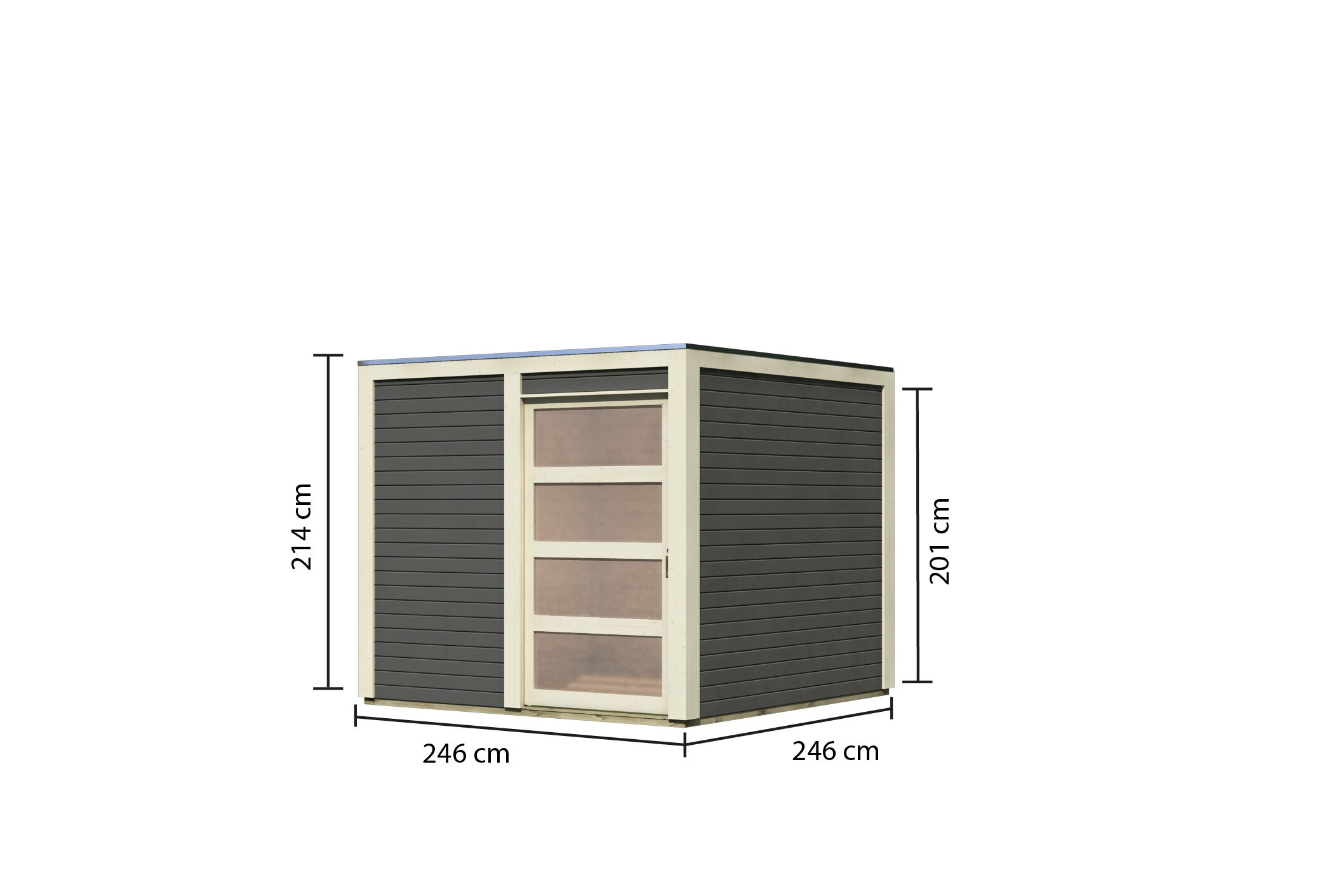 Karibu Gartenhaus System