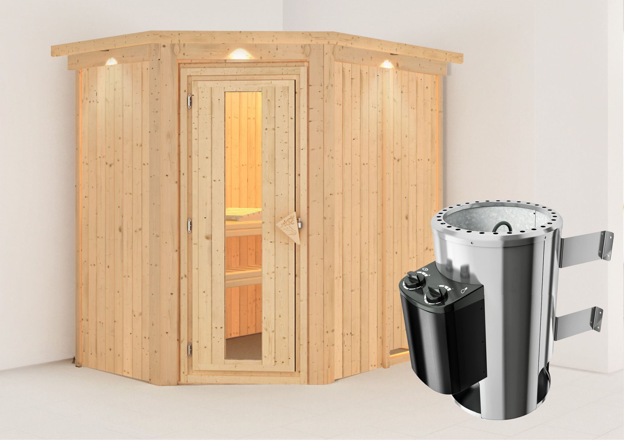 Energiesparsauna Caspin