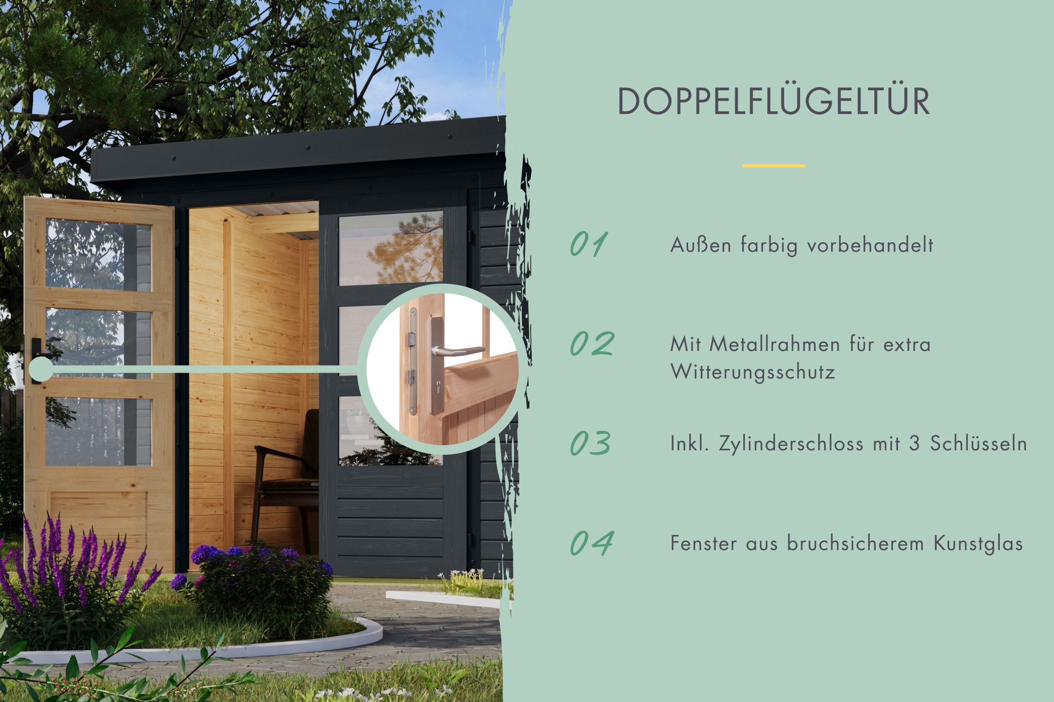 Gartenhaus Merkur