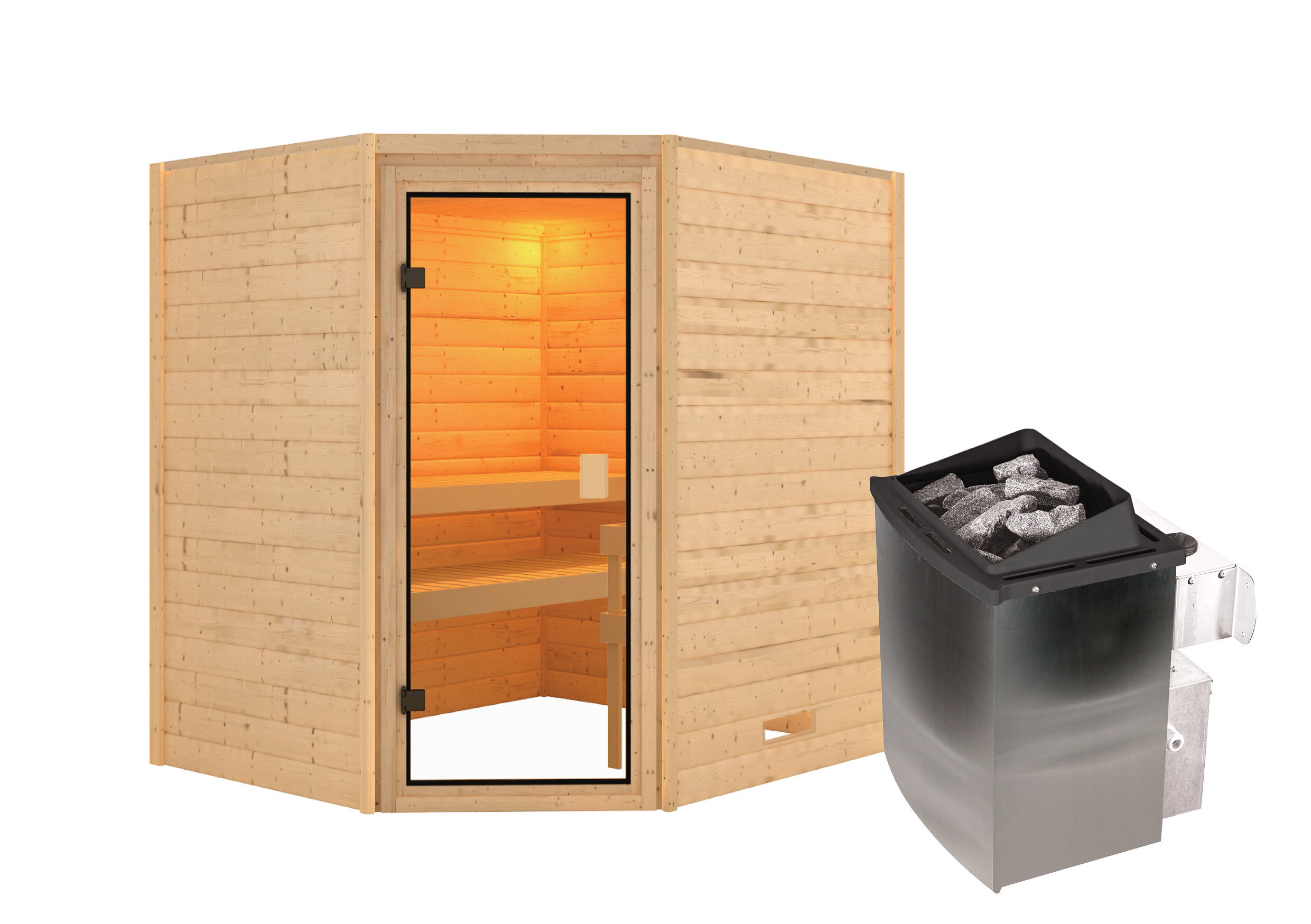 Sauna Valida 3 Eckeinstieg