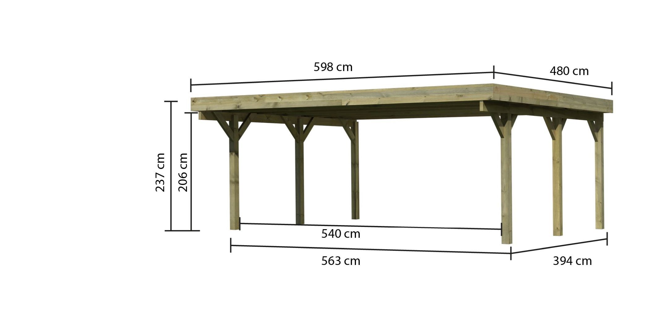 Doppelcarport Classic 1