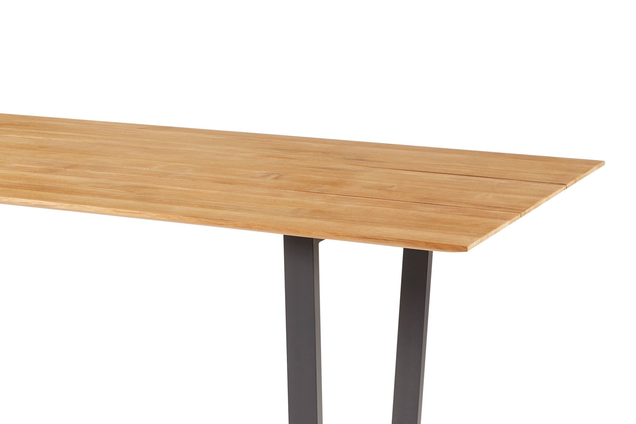 Diamond Garden Sparset Tisch Oxford Kufentisch 220x100 cm Edelstahl Dunkelgrau + Dining Lounge New Calais dark grey