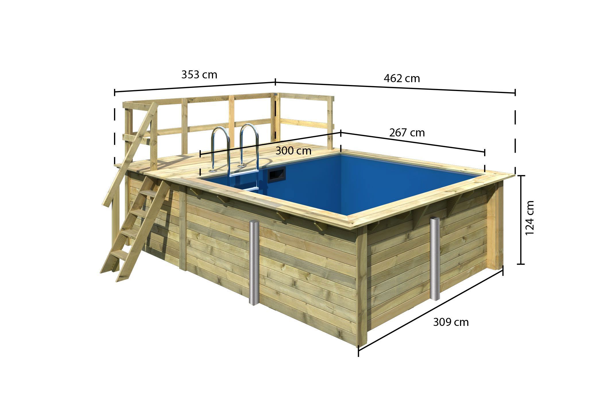 Rechteck Pool 1
