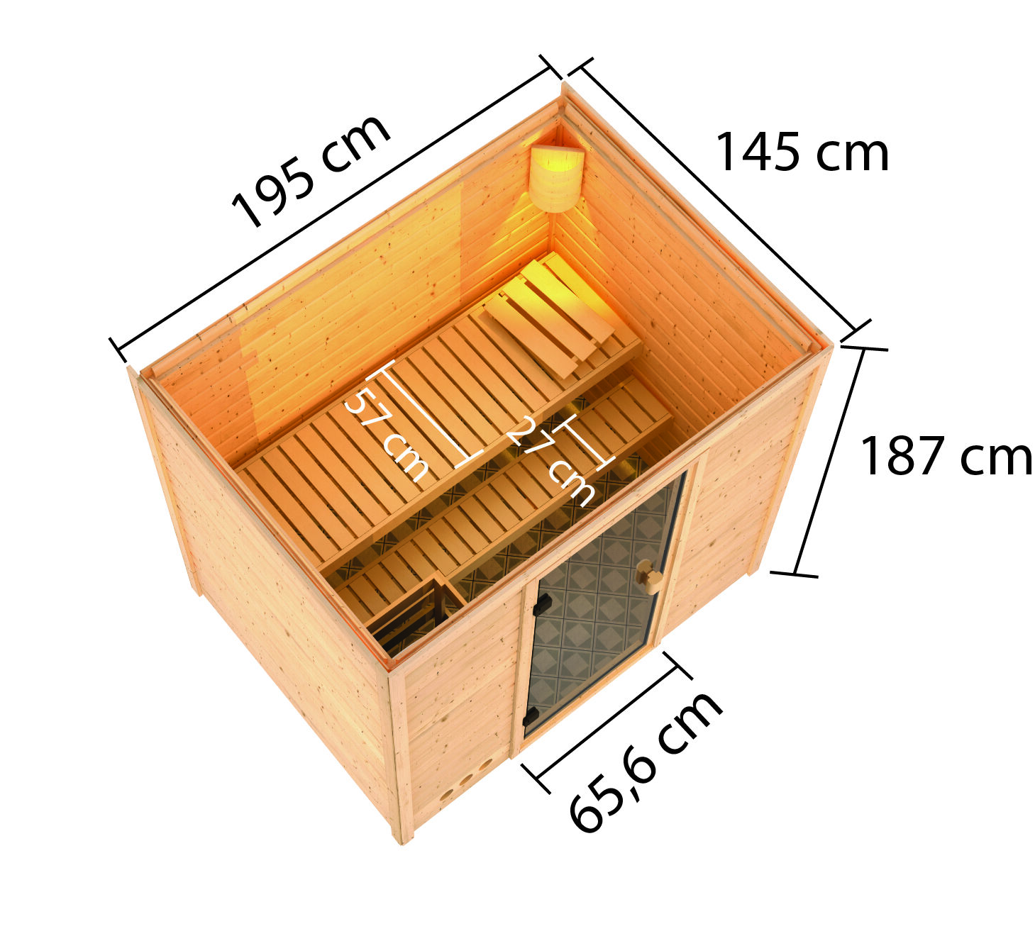 Sauna Valida 2 Fronteinstieg