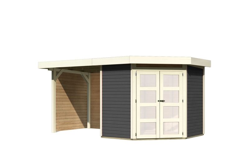 Karibu Gartenhaus System Blockbohlenhaus