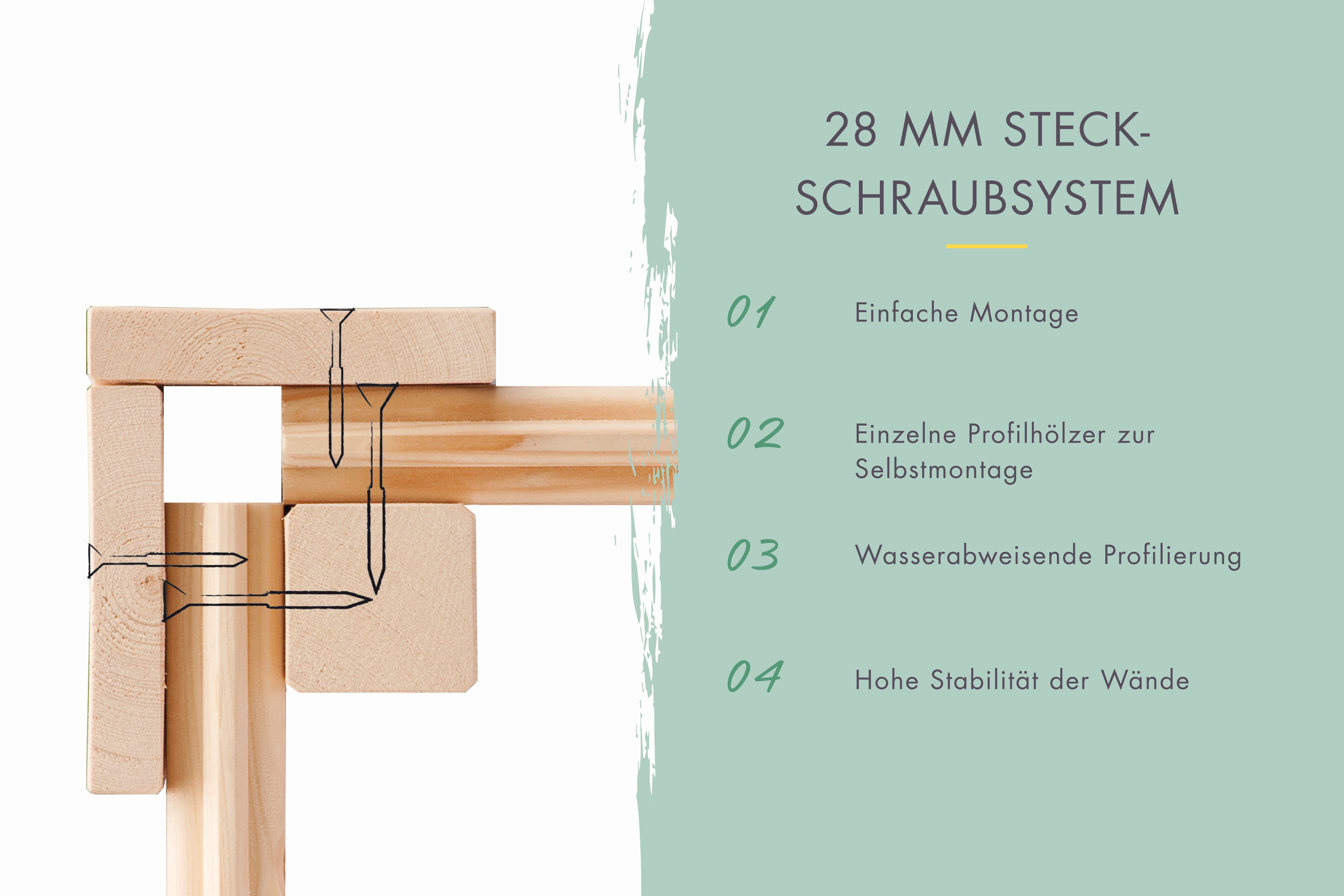 Gartenhaus Kolbin 9 XXL (Extra hohe Tür)