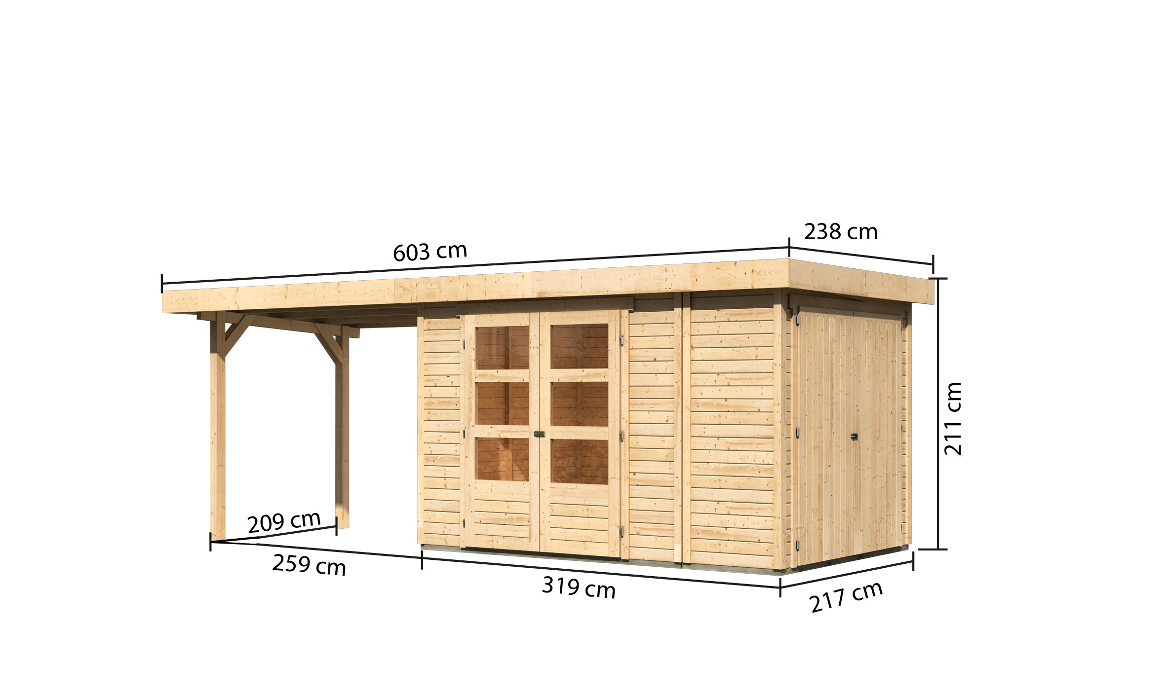 Gartenhaus Retola 3