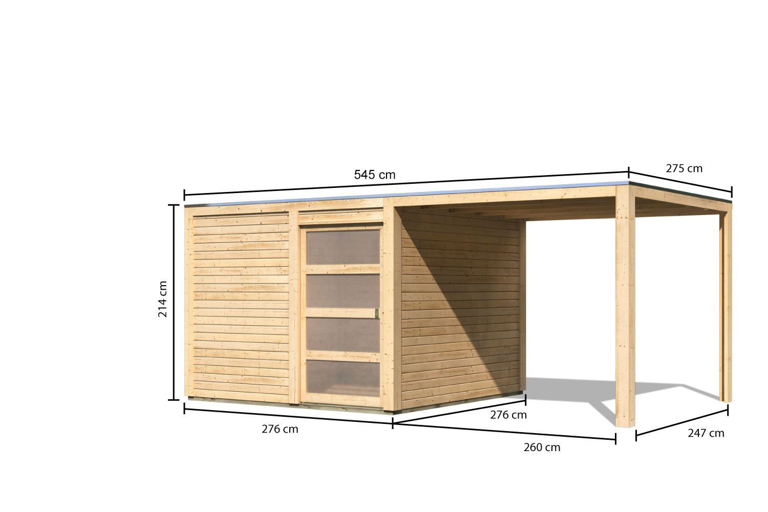 Gartenhaus Qubic 2