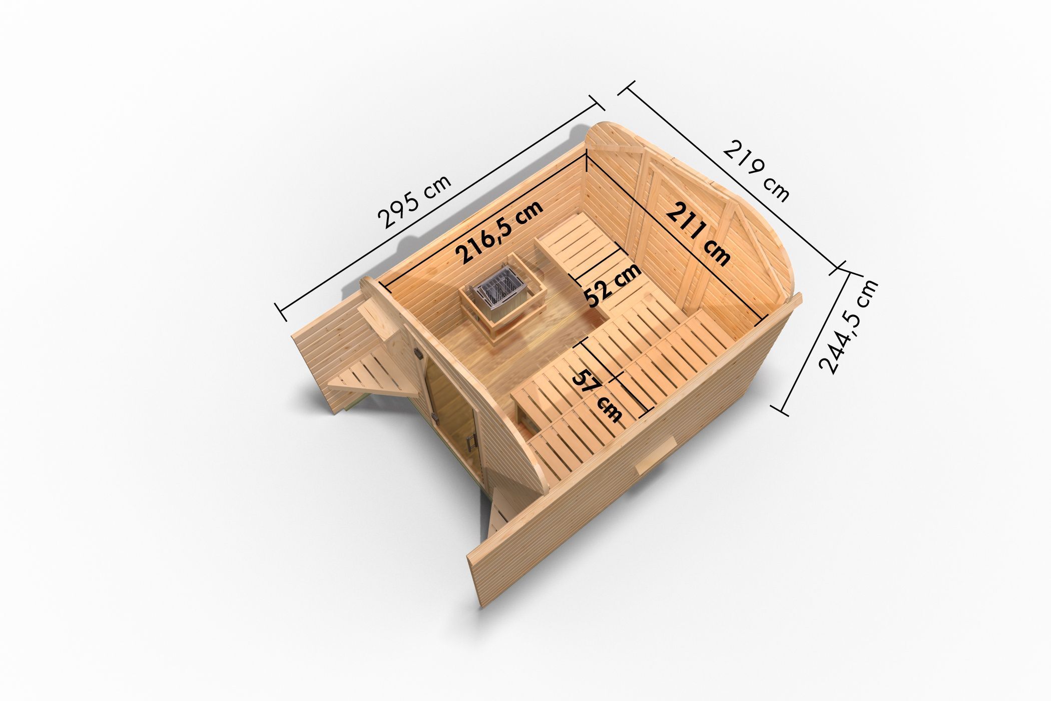 Fasshaus 2 asymmetrisch