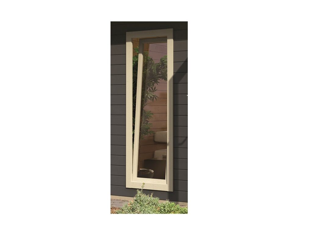 Fenster für 38mm Wandstärke 600mm x 1695mm Dreh/Kipp Funktion / Lagerabverkauf