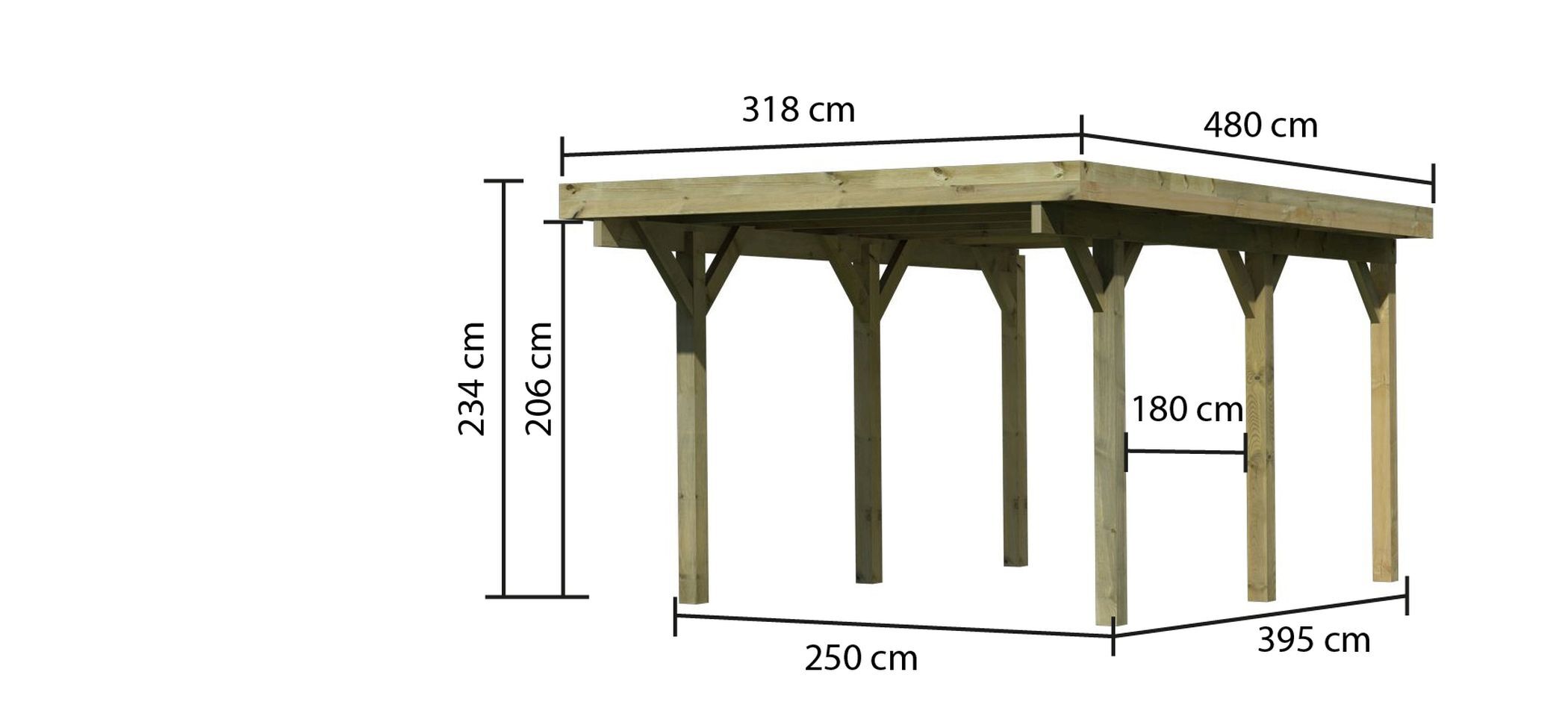 Einzelcarport Classic 1