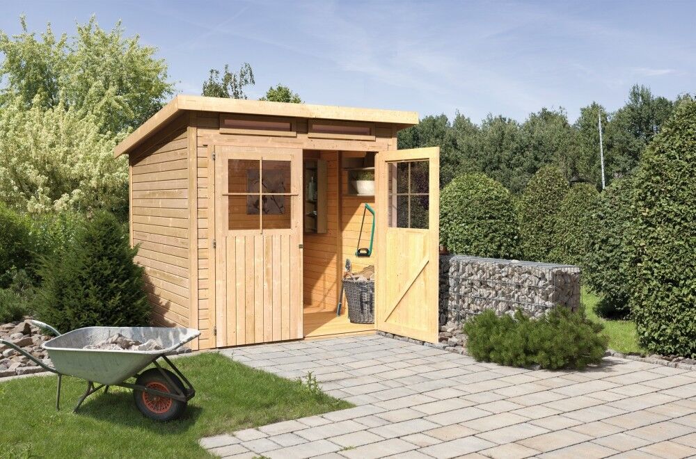 Gartenhaus mit Anbau von Karibu kaufen