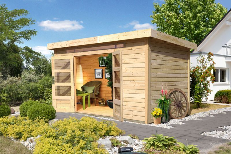Gartenhaus mit Anbau von Karibu kaufen