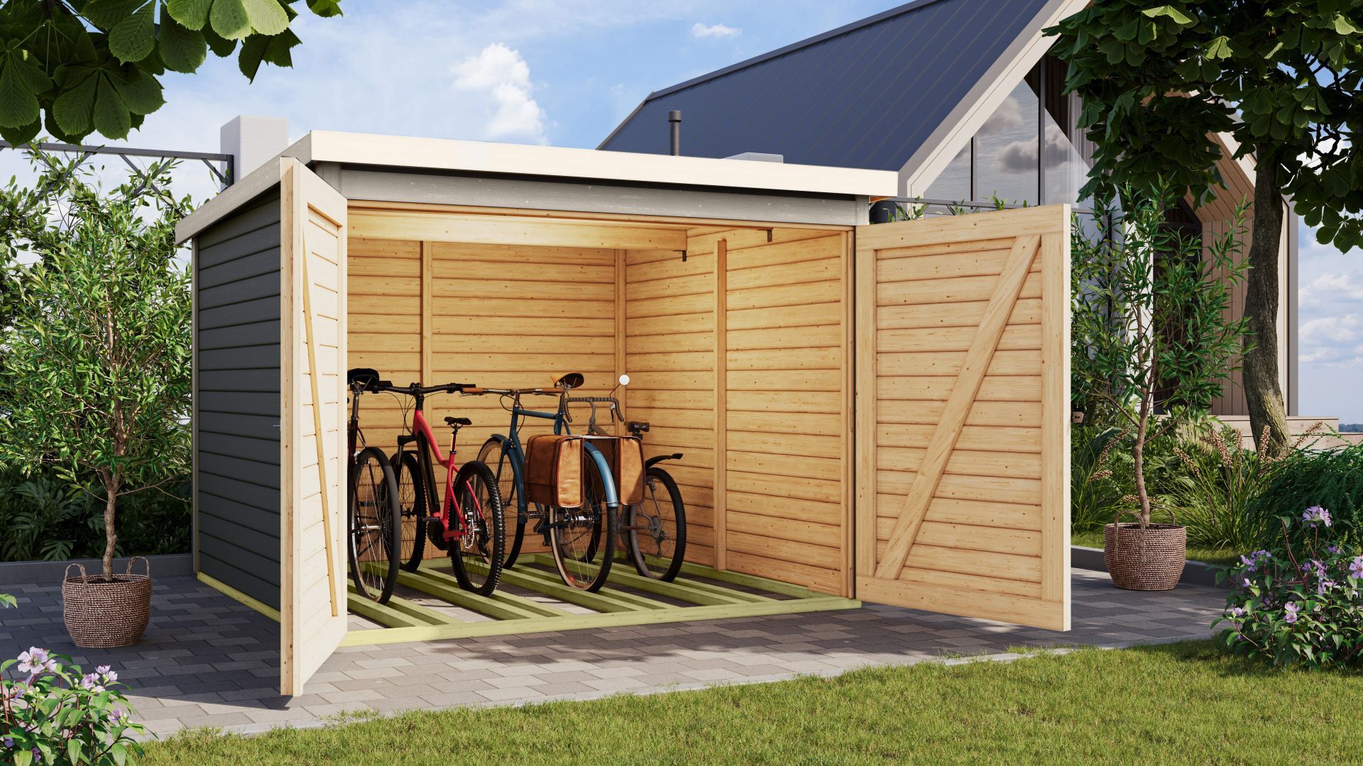 Fahrradgarage bei Karibu im Onlineshop entdecken!